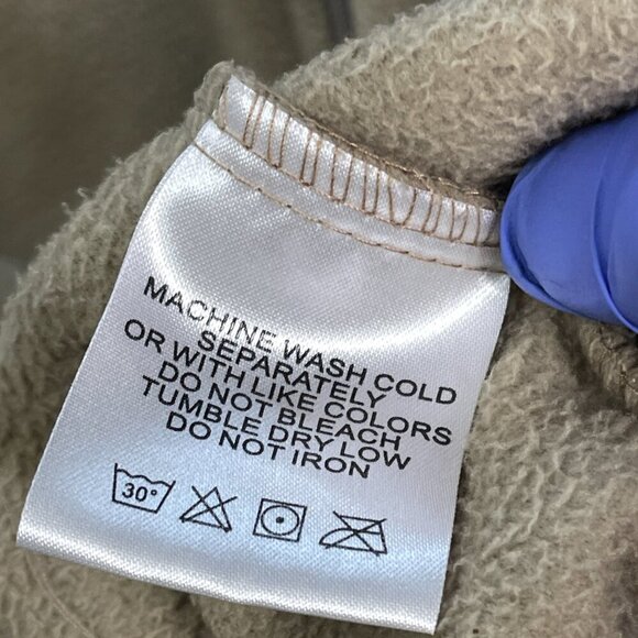 Chestnut Hill Men's Large Full Zip Brown Tan Fleece Vest Shiner Beers Logo Out - Picture 10 of 13